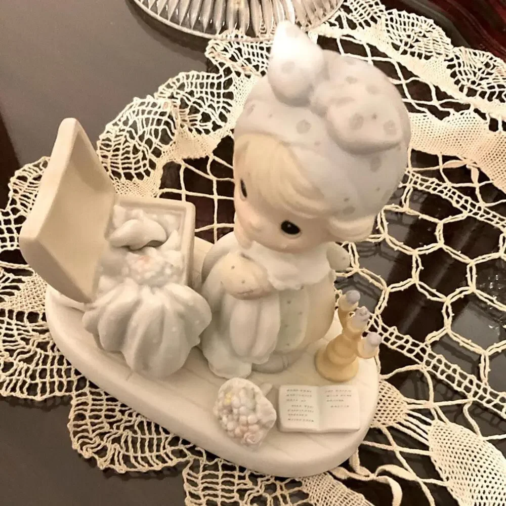 Precious Moments Vintage Wedding Trousseau Figurine